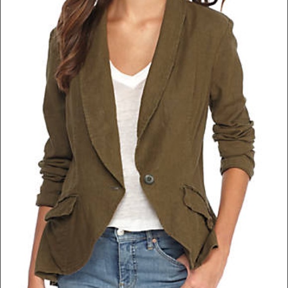 Free People Jackets & Blazers - Free People Linen Blazer NWT